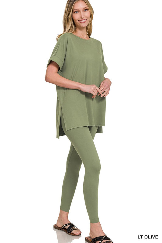 Light Olive Loungewear Set