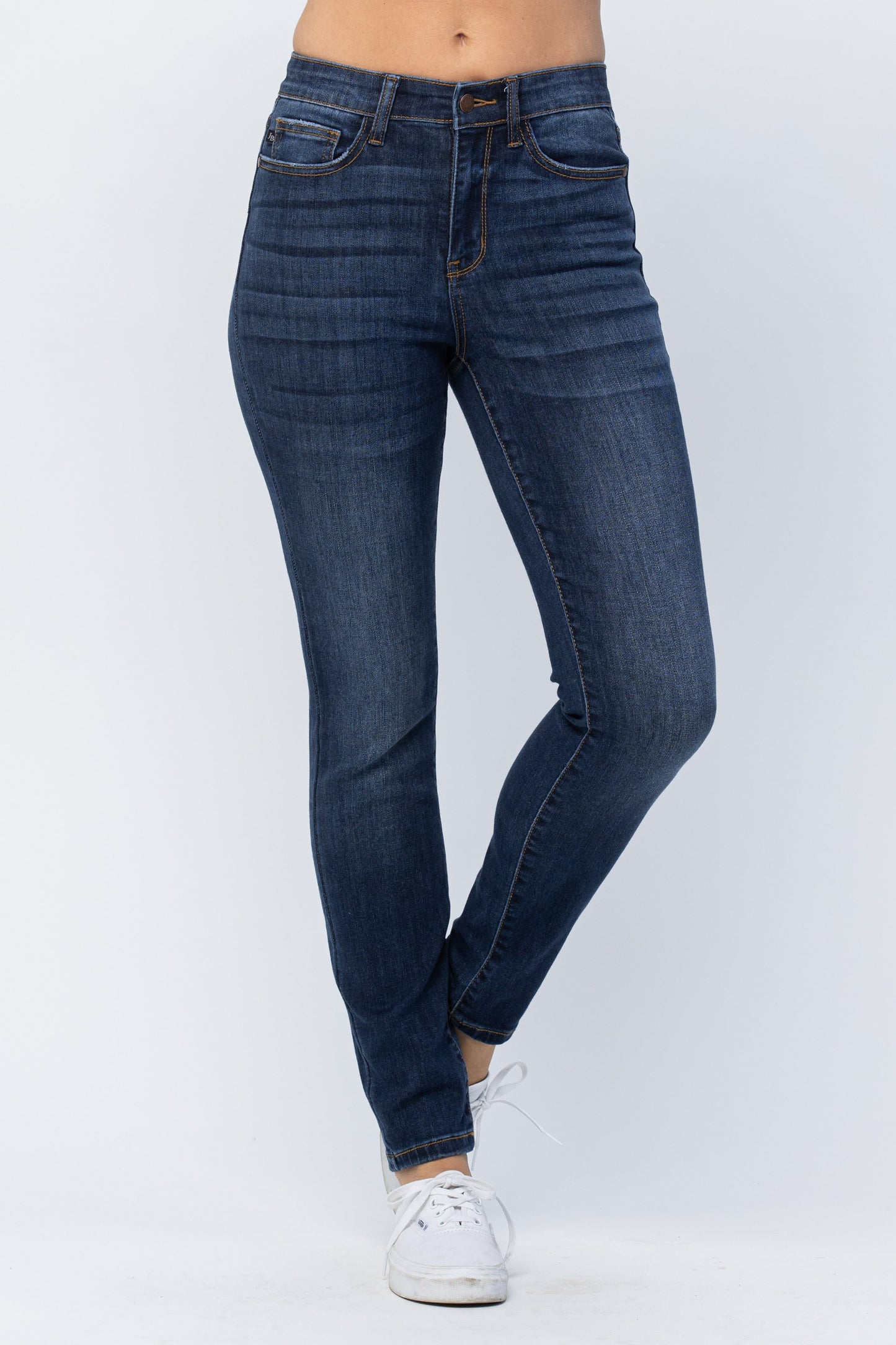 High Rise Clean Dark Relaxed Fit  - Judy Blue