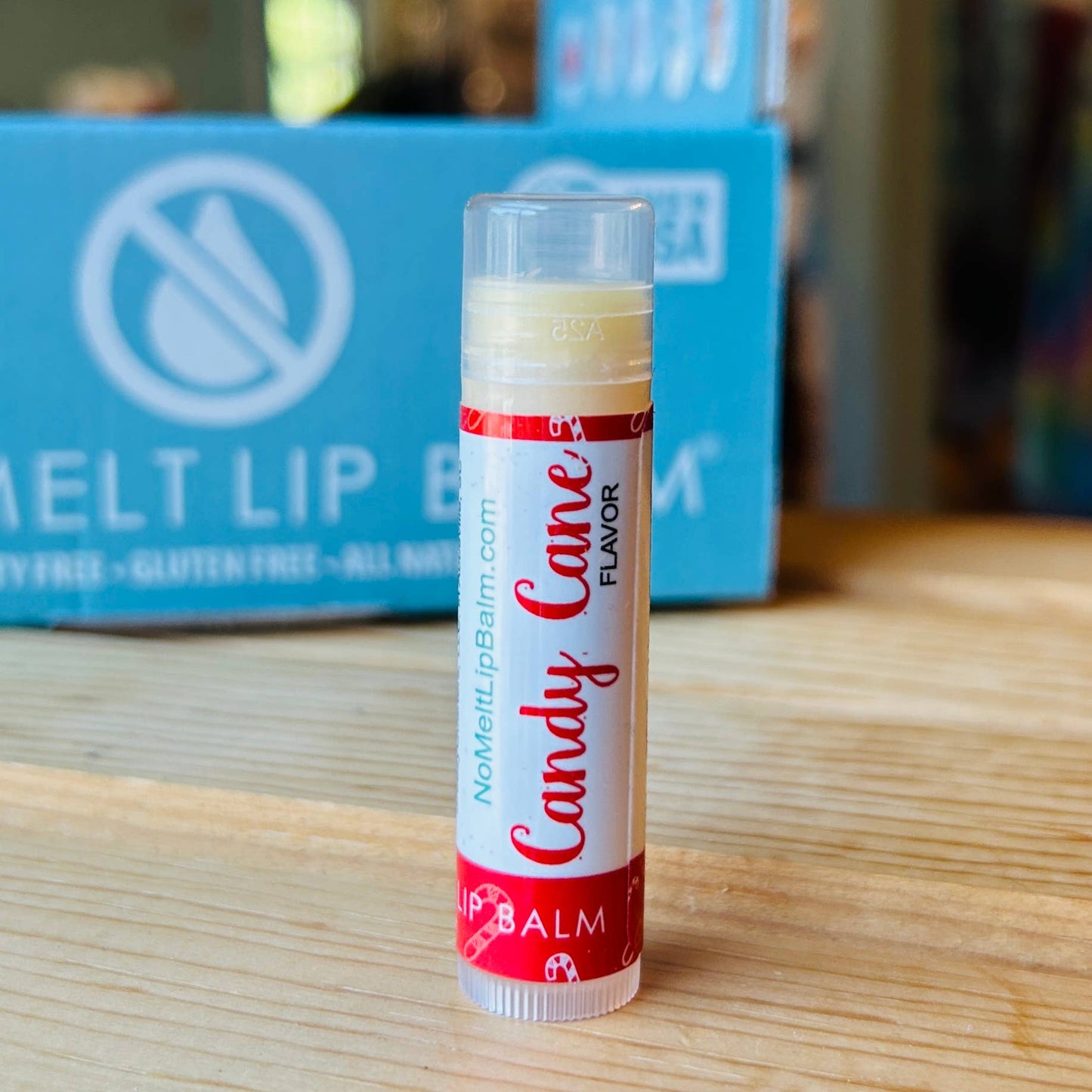 Candy Cane No-Melt Lip Balm