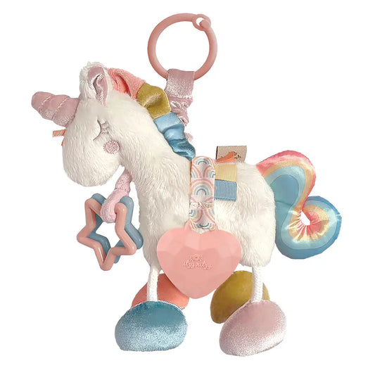 Unicorn Link & Love™ Activity Plush with Teether Toy