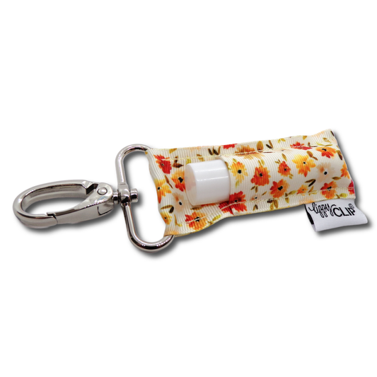 Yellow and Orange Wildflowers LippyClip® Lip Balm Holder