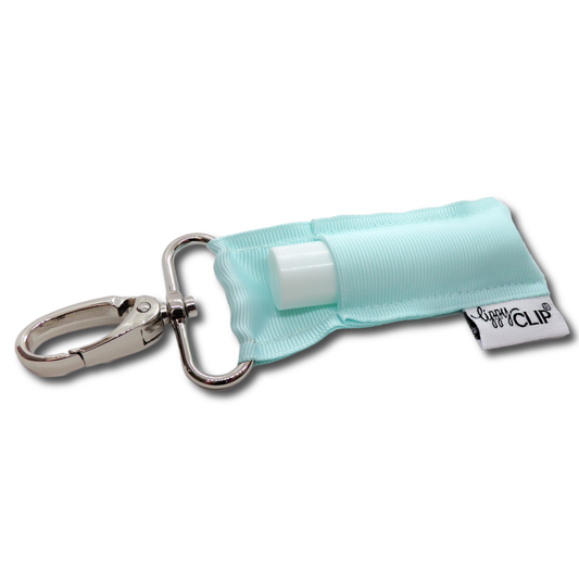 CLASSIC Light Aqua LippyClip® Lip Balm Holder for Chapstick