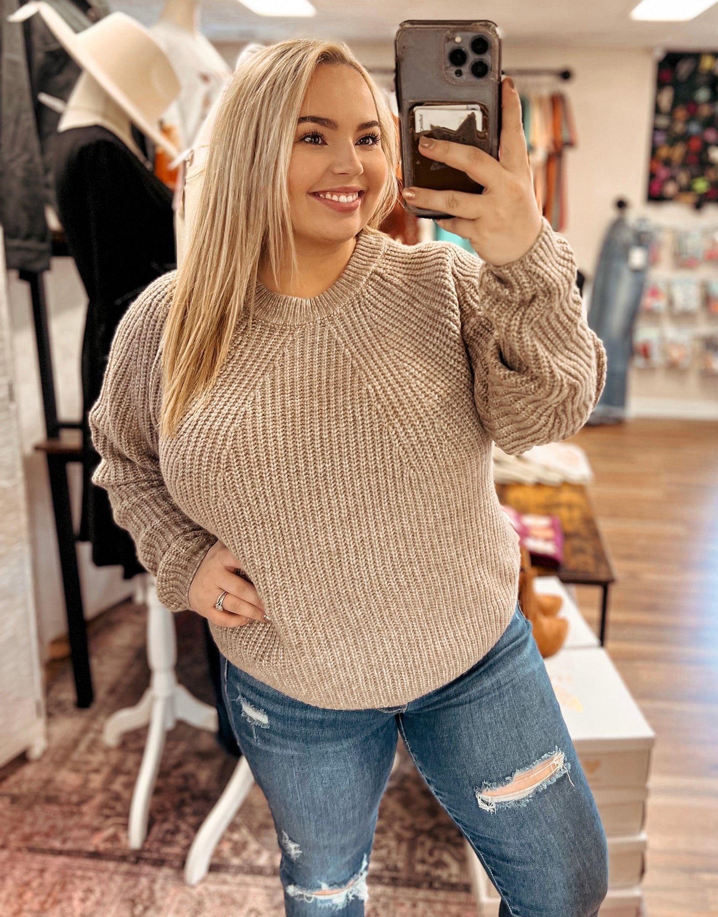 Hot Cocoa Knitted Sweater