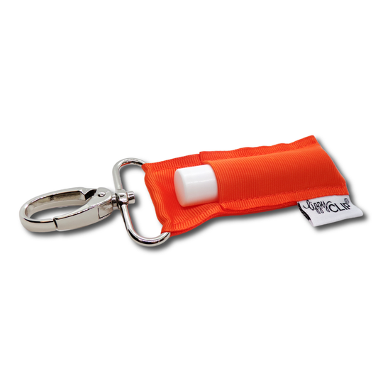 CLASSIC: Pumpkin LippyClip® Lip Balm Holder for Chapstick