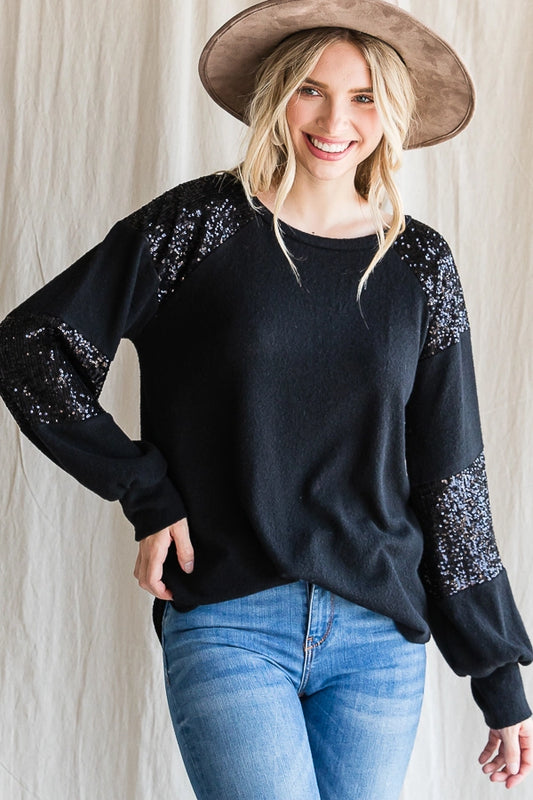 Black Glitz & Glam Sweater