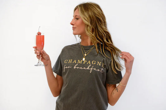 Champagne for Breakfast Short Sleeve