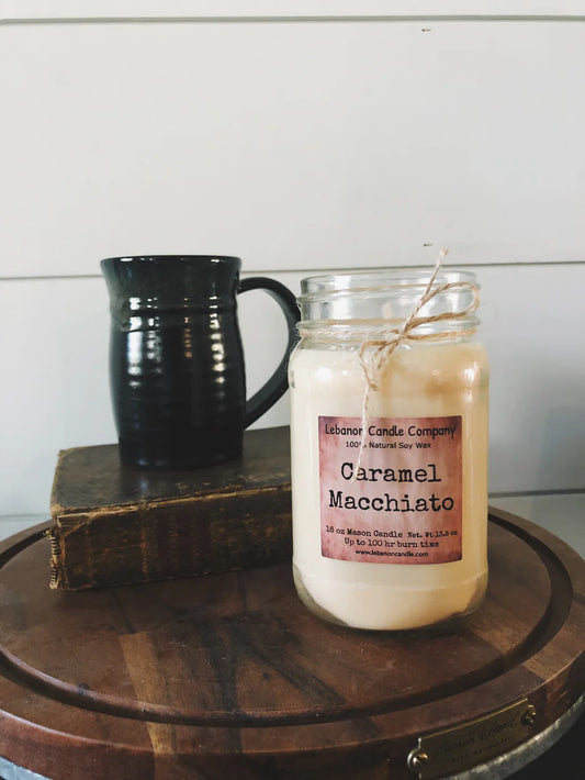 Caramel Macchiato soy candle