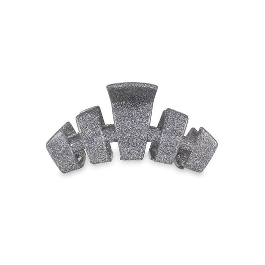 Silver Glitter Medium  Teleties Clip