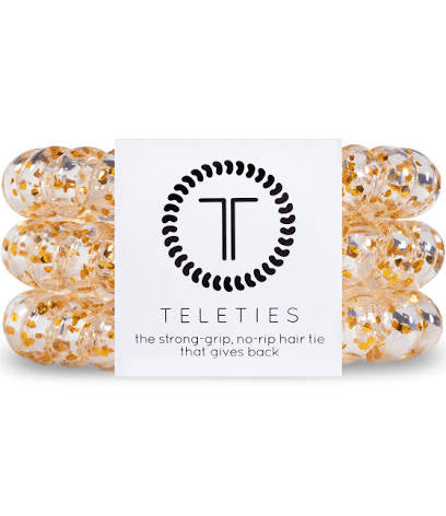 Glitter & Gold Small Teleties