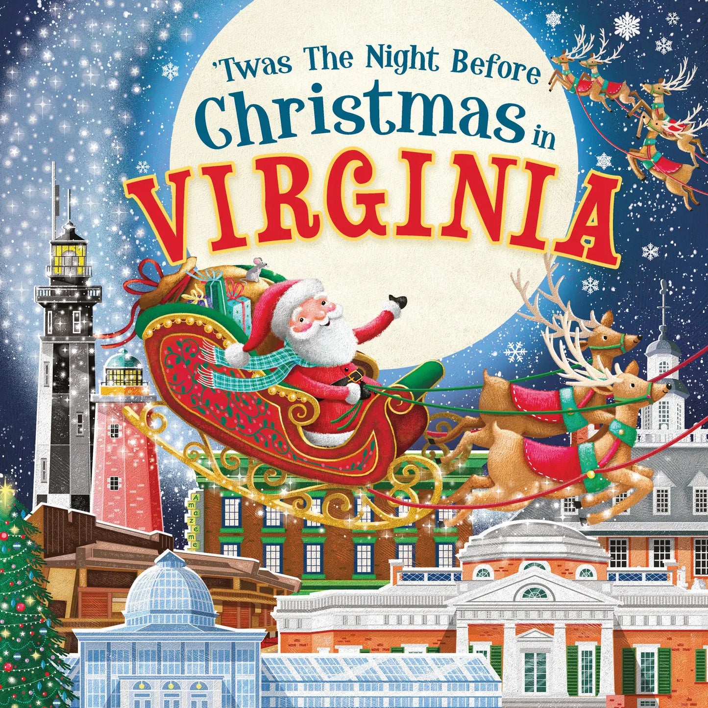 ‘‘Twas The Night Before Christmas In Virginia Book