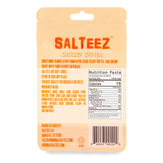 Peach Salteez Strips