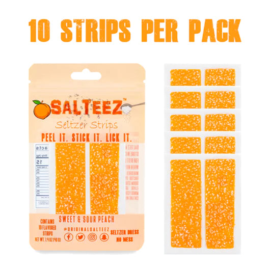 Peach Salteez Strips