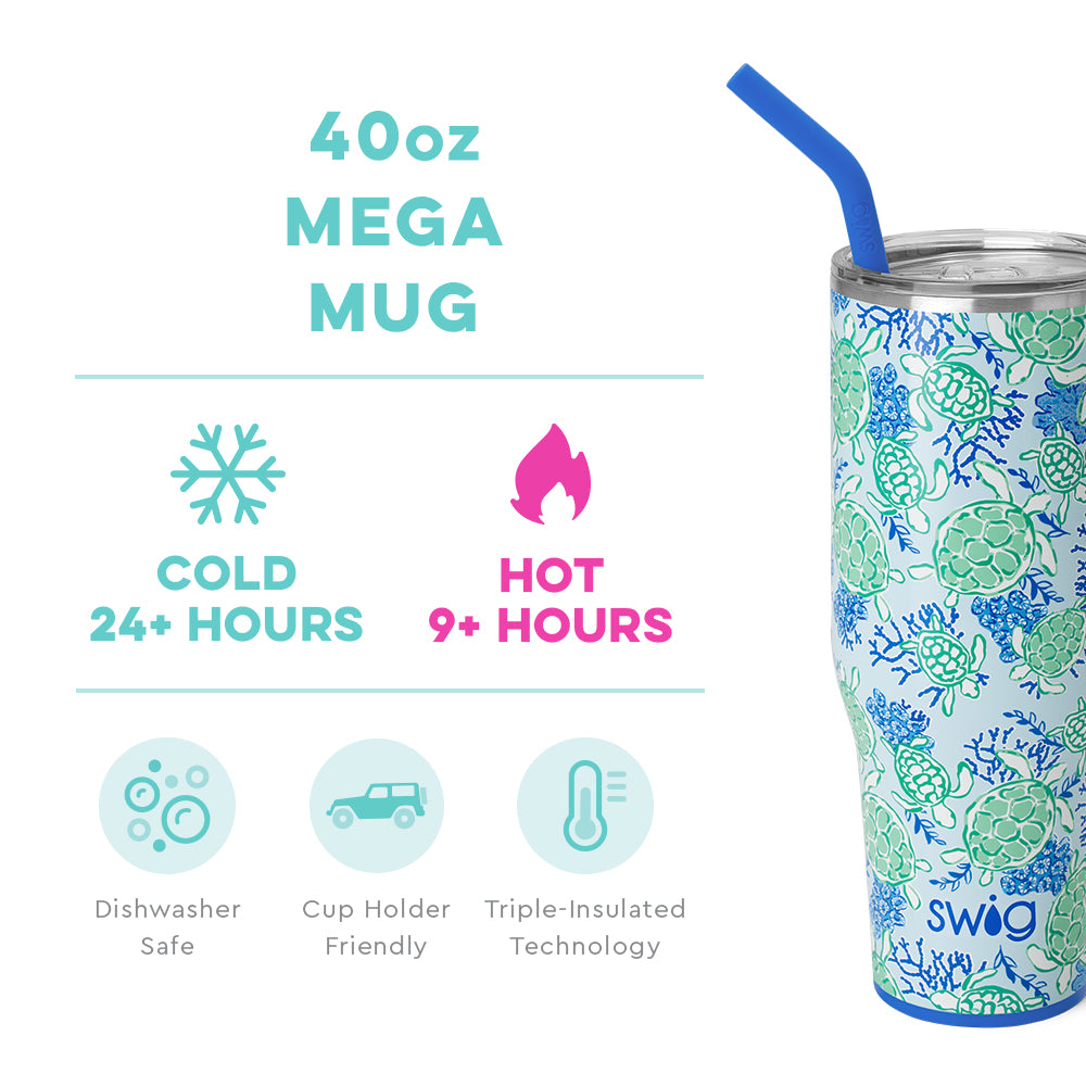 Shell Yeah Swig 40oz Mega Tumbler