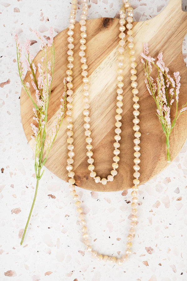 Ivory Taryn Beaded Endless Necklace