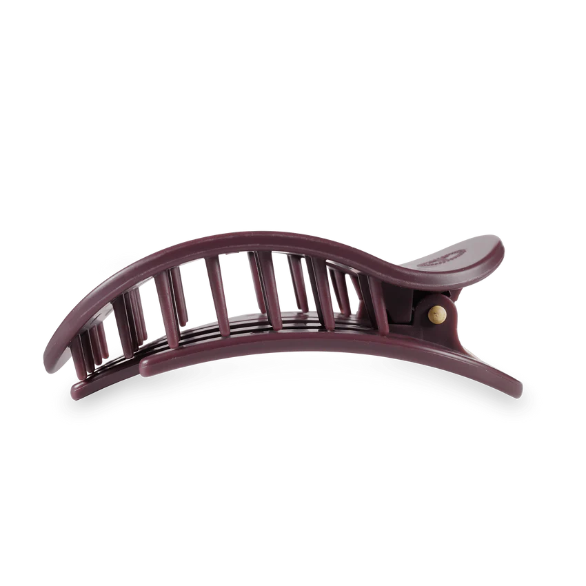 Burgundy Bliss Teleties Round Flat Clip