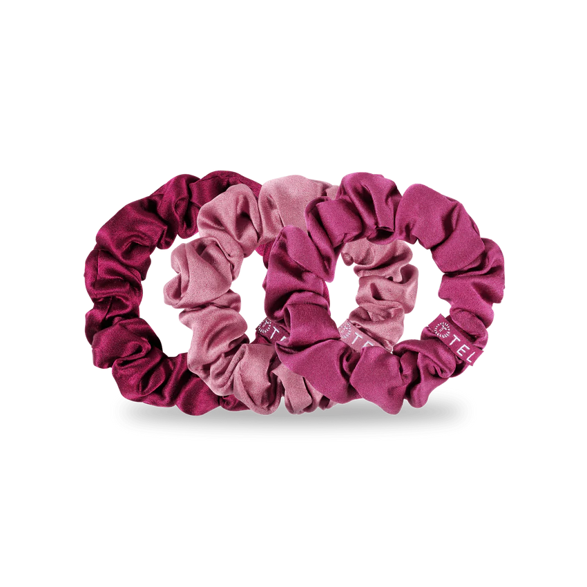 Burgundy Bliss Teleties Silk Scrunchies