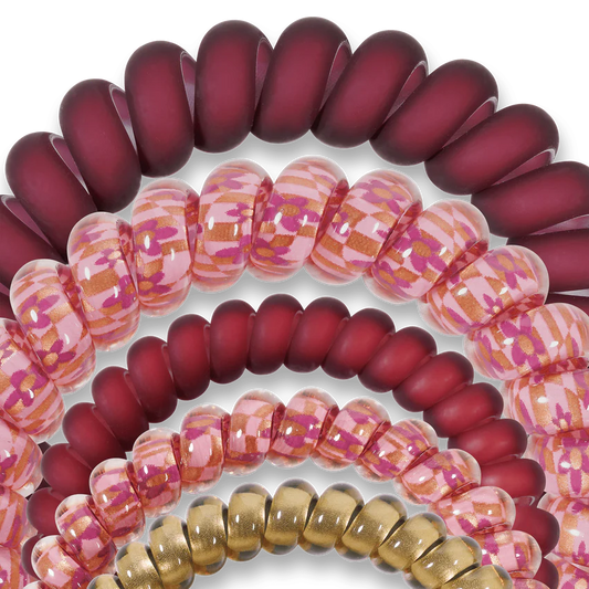 Burgundy Bliss Teleties Hair Ties