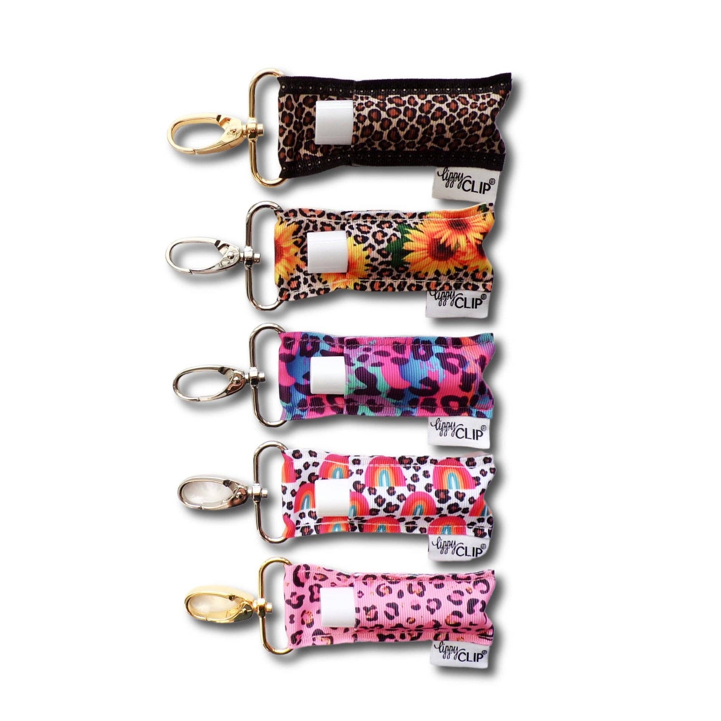 Pink Leopard LippyClip® Lip Balm Holder for Chapstick