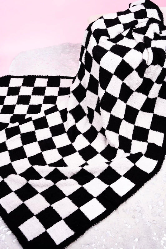 Checkered Plush Blanket