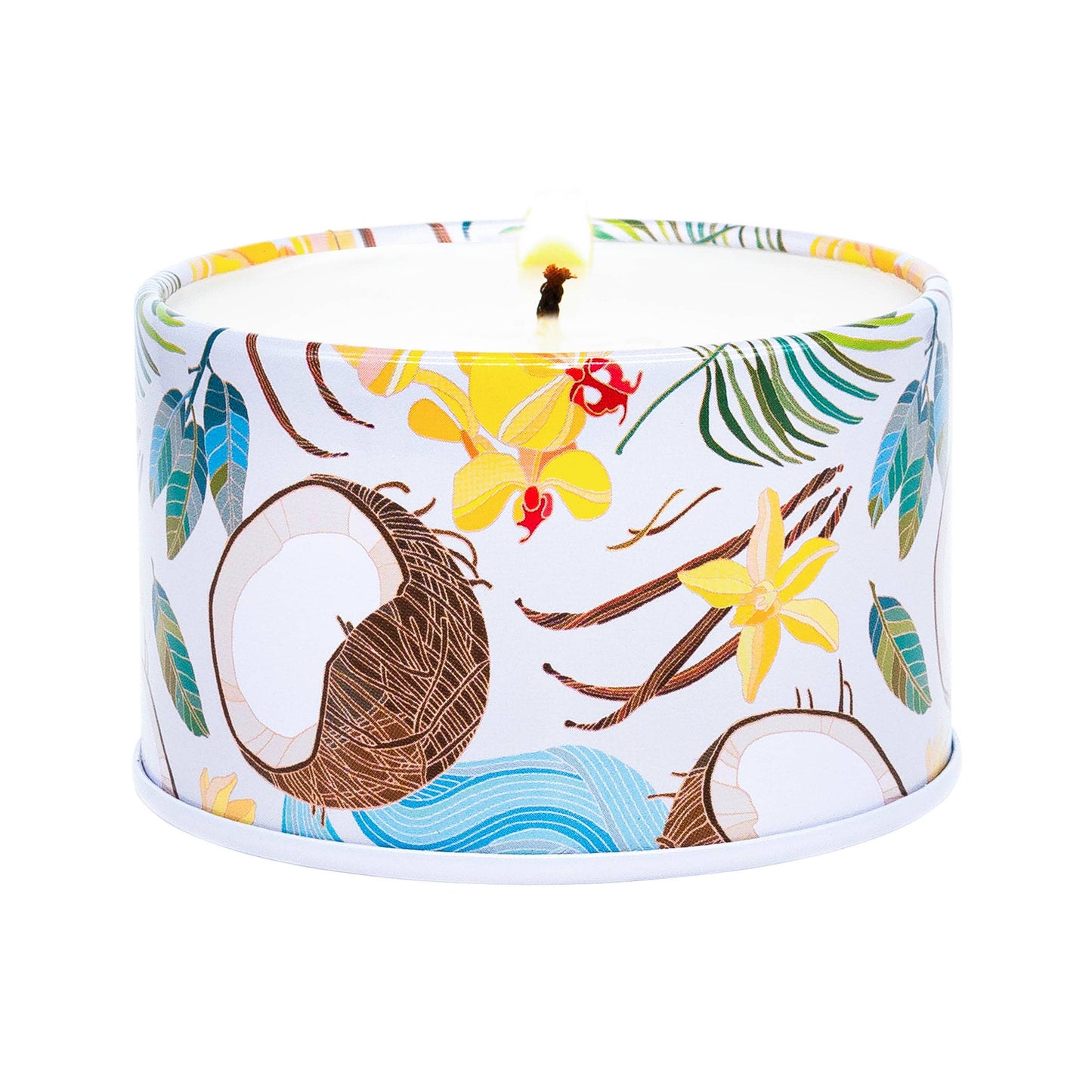 Coconut Milk Aloha 'Aina - Gold Tin Candle : Maui Soap Co