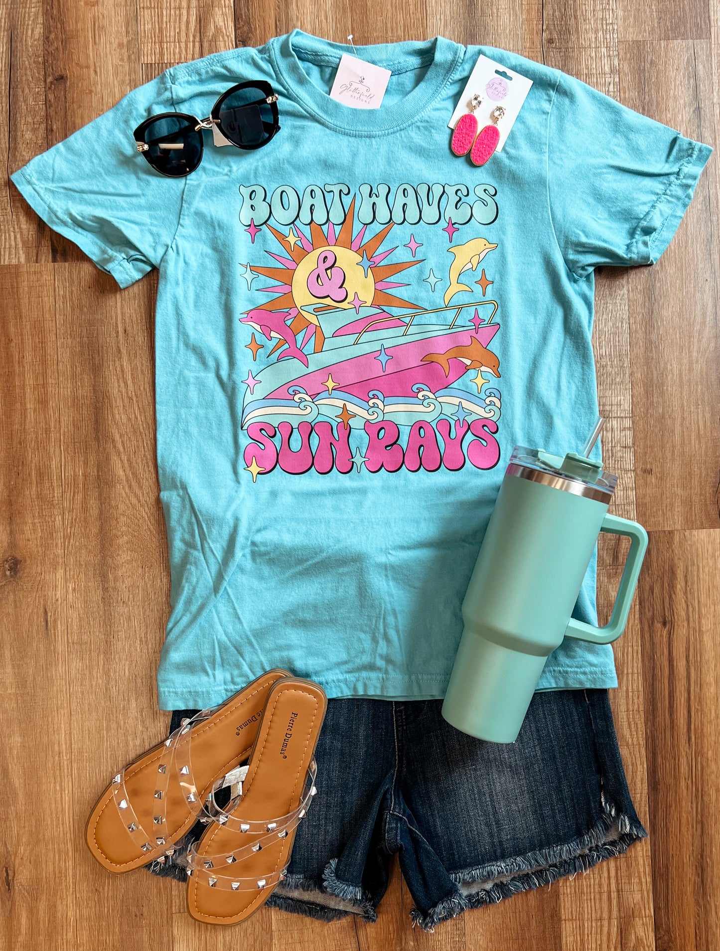 Boat Rays Comfort Colors Tee