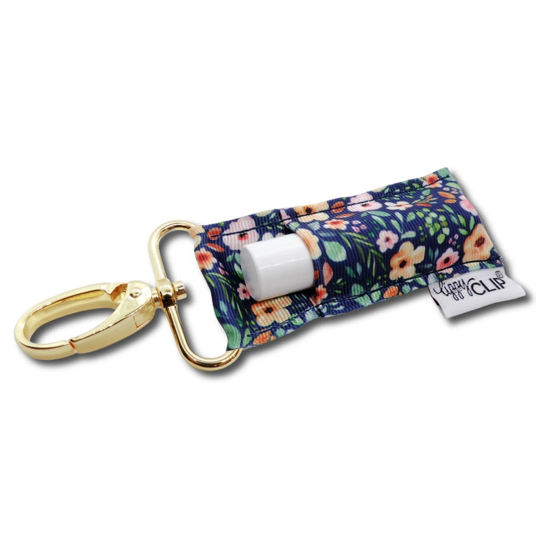 Navy Fall Floral Lippyclip