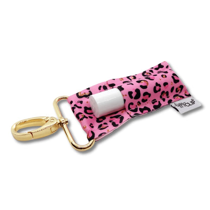 Pink Leopard Large Lippyclip