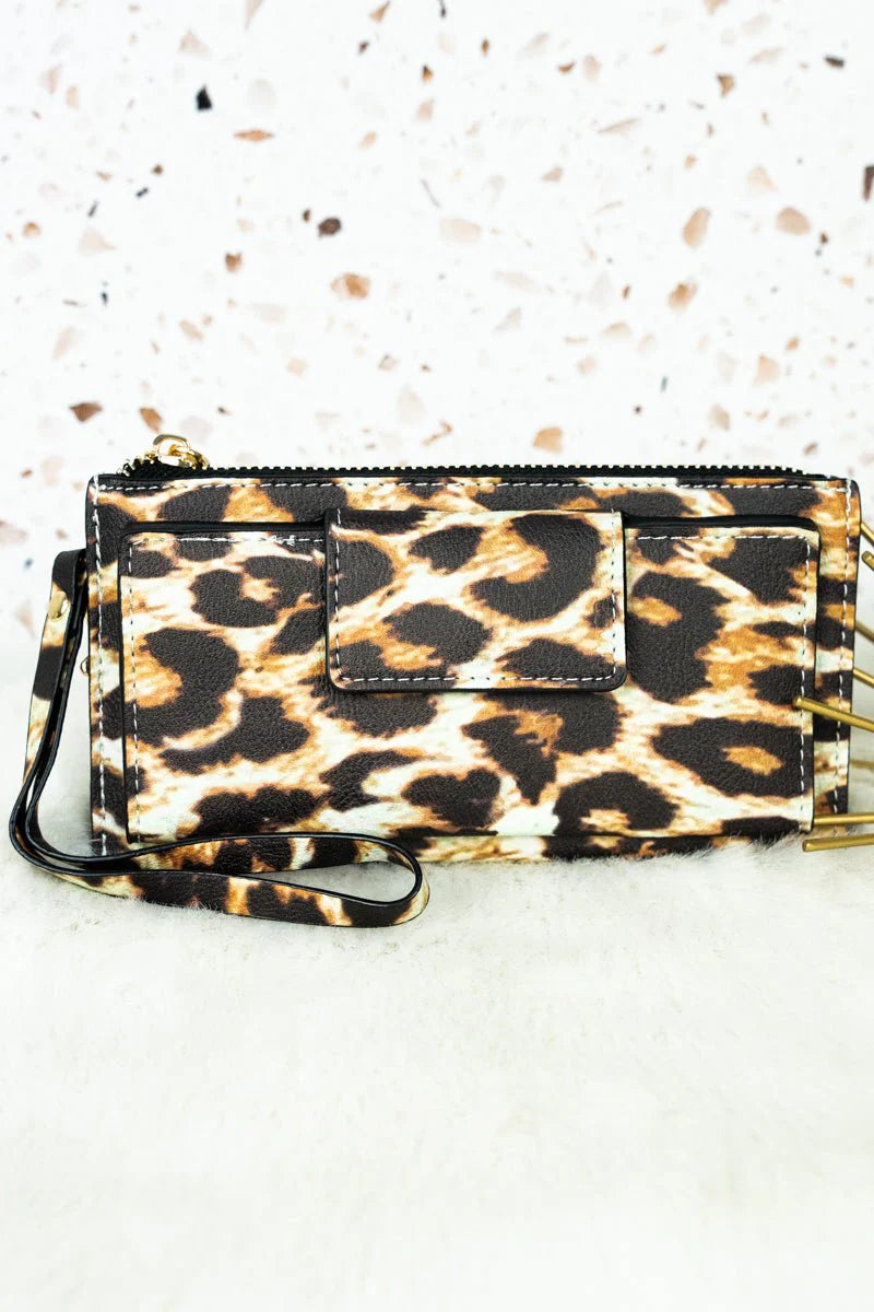 Leopard Faux Leather Wallet