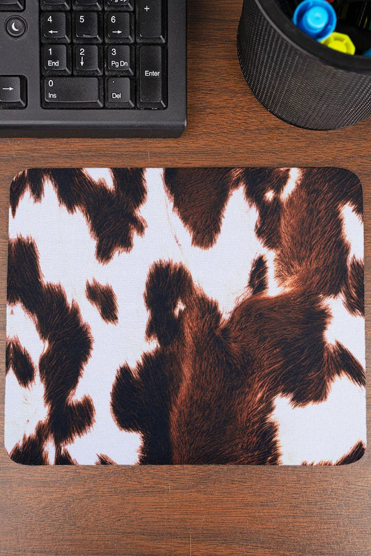 Brown Cow Rectangle Mouse Pad